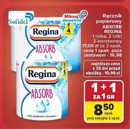 Carrefour Ręcznik papierowy Regina Absorb 1 rolka oferta