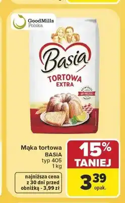 Carrefour Mąka tortowa Basia oferta