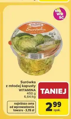 Carrefour Surówka z młodej kapusty Witamina oferta