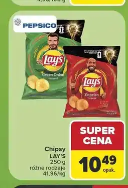 Carrefour Chipsy Lay's Green Onion oferta
