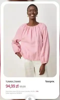 BonPrix Tunika z ramii bonprix oferta