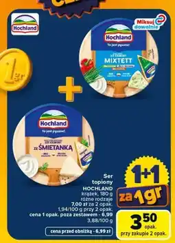 Carrefour Ser topiony krążek Hochland oferta