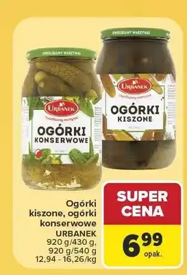 Carrefour Ogórki kiszone Urbanek oferta
