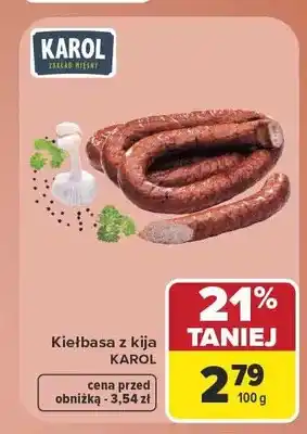Carrefour Kiełbasa z kija Karol oferta