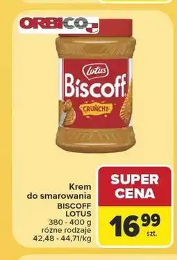 Carrefour Krem do smarowania Lotus Biscoff Crunchy oferta