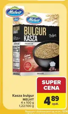 Carrefour Kasza bulgur Melvit oferta