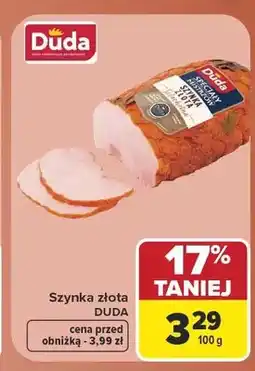 Carrefour Szynka złota Duda oferta
