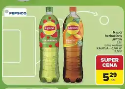 Carrefour Napój herbaciany Lipton truskawkowy oferta