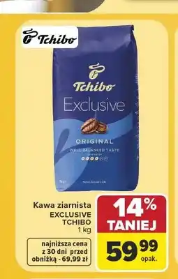 Carrefour Kawa ziarnista Tchibo Exclusive Original oferta