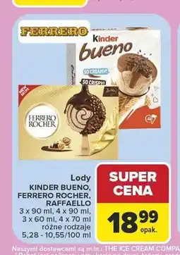 Carrefour Lody Kinder Bueno oferta