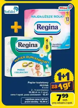 Carrefour Papier toaletowy Regina Papier Rumiankowy oferta