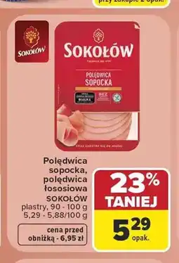 Carrefour Polędwica sopocka Sokołów plastry oferta