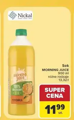 Carrefour Sok Morning Juice pomarańczowy oferta