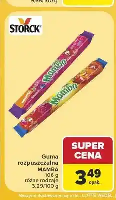 Carrefour Guma rozpuszczalna Mamba Duo oferta