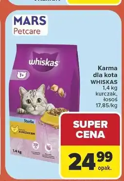 Carrefour Karma dla kota Whiskas Sterile z Kurczakiem oferta