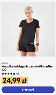 Koszulka do biegania damska Kiprun Run 100