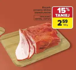 Carrefour Boczek parzony ekstra Stanisławów oferta