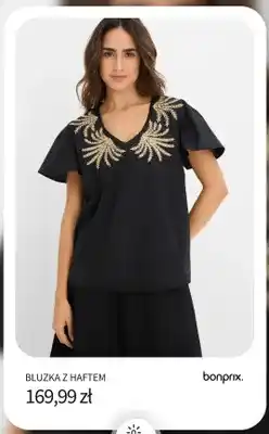 BonPrix Bluzka z haftem Bonprix oferta