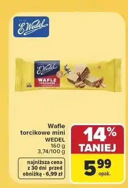 Carrefour Wafle torcikowe mini E.Wedel oferta