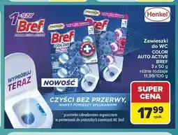Carrefour Zawieszki do WC Bref Color Auto Active oferta