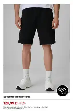 4F Spodenki casual męskie oferta