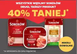 Netto WSZYSTKIE WĘDLINY SOKOŁÓW DRUGI, TAŃSZY PRODUKT oferta