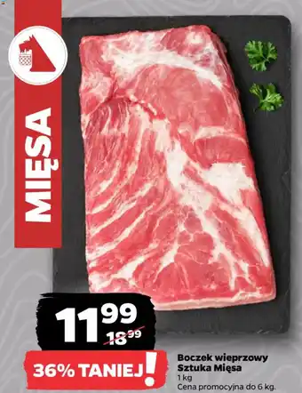 Netto Boczek wieprzowy sztuka mięsa oferta