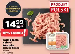 Netto Paski z fileta z piersi kurczaka sztuka mięsa oferta