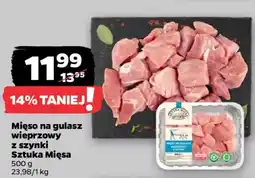 Netto Mięso na gulasz wieprzowy z szynki sztuka mięsa oferta