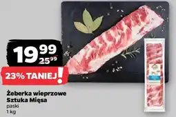 Netto Żeberka wieprzowe sztuka mięsa oferta