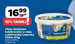 Netto Filety śledziowe kołobrzeskie w oleju z pietruszką i papryką fisher king oferta