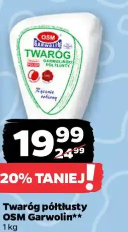 Netto Twaróg półtłusty osm garwolin oferta