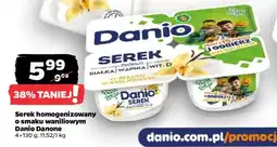Netto Serek homogenizowany o smaku waniliowym danio danone oferta