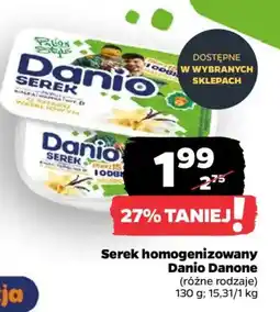 Netto Serek homogenizowany danio danone oferta