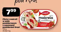 Netto Filety z makreli w sosie pomidorowym z suszonymi pomidorami graal oferta
