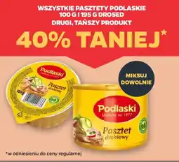 Netto WSZYSTKIE PASZTETY PODLASKIE 100 G I 195 G DROSED DRUGI, TAŃSZY PRODUKT oferta