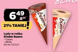 Netto Lody w rożku kinder bueno oferta