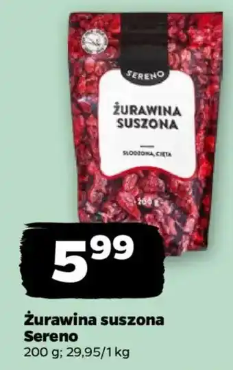 Netto Żurawina suszona Sereno oferta