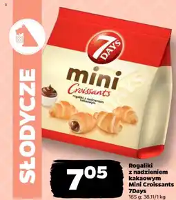 Netto Rogaliki z nadzieniem kakaowym Mini Croissants 7Days oferta