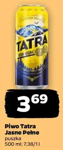 Netto Piwo tatra jasne pełne puszka oferta