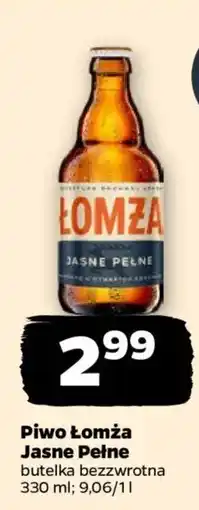 Netto Piwo łomża jasne pełne oferta