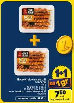 Carrefour Boczek rolowany na grill oferta
