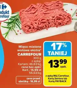 Carrefour Mięso mielone wołowe ekstra oferta