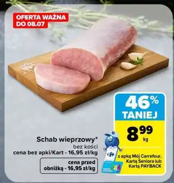 Carrefour Schab wieprzowy oferta
