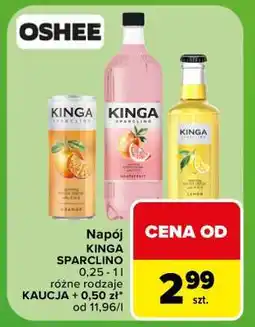 Carrefour Napój KINGA SPARCLINO oferta