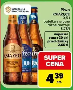 Carrefour Piwo Książęce oferta