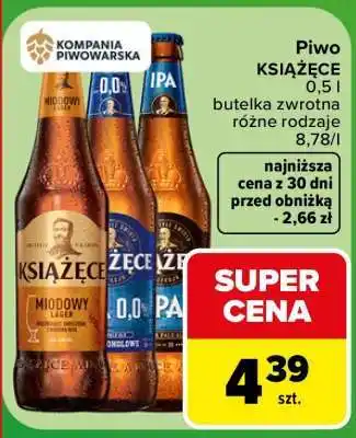 Carrefour Piwo Książęce oferta