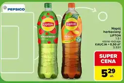 Carrefour Napój herbaciany Lipton oferta