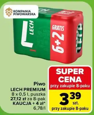 Carrefour Piwo LECH PREMIUM oferta