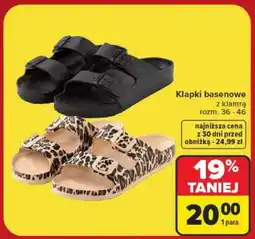 Carrefour Klapki basenowe oferta